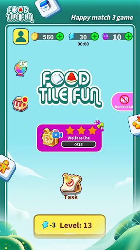 Food Tile Fun - Screenshot 2