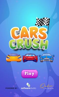 Cars Crush Heroes Car Race - Screenshot 1