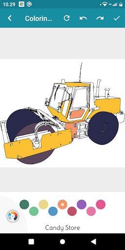 road rollers coloring - Screenshot 3