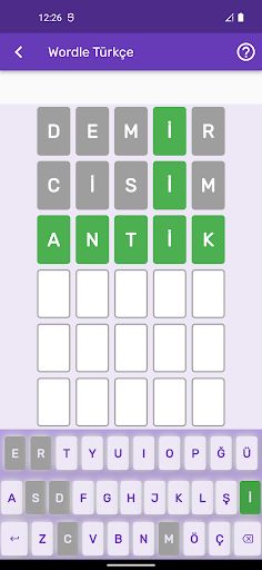 WordleTürkçe - Screenshot 3