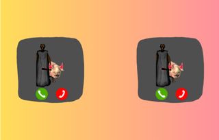 Scary Evil Pig Grany Fake Call - Screenshot 1