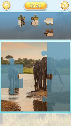 Elephant Jigsaw Puzzle - Screenshot 4