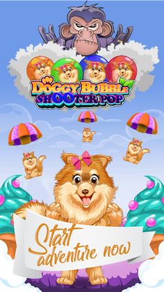 Bubble Shooter Game - Doggy - Screenshot 1
