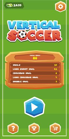 Vertical Soccer - Screenshot 1