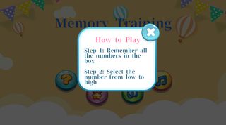 Memory Training - Screenshot 2