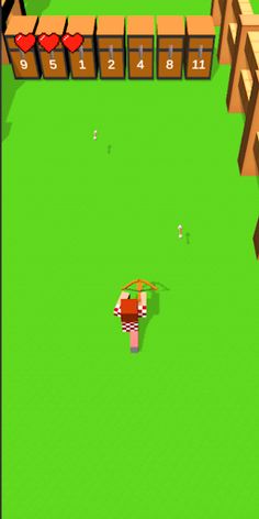 Bouncing Hunter: Block Art, 3D - Screenshot 1
