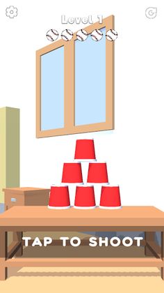 Cup Hit 3D - Screenshot 3