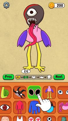 Monster Makeover: Mix Monsters - Screenshot 2