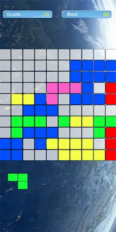 block puzzle - space - Screenshot 2