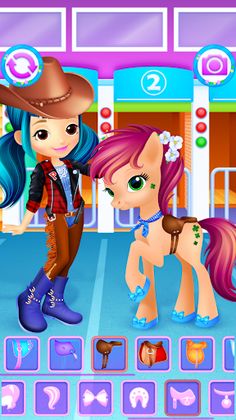 Pony & Girl Dress Up - Screenshot 4