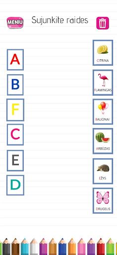 Pirmos Raidės - Screenshot 2