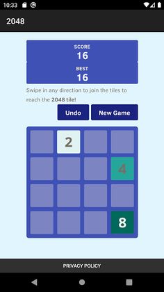 Simple 2048 - Screenshot 1