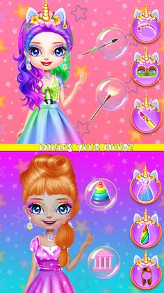 Princess Kids Makeup & DressUp - Screenshot 3