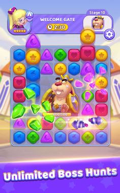 Tinkle Crush - Match 3 RPG - Screenshot 1