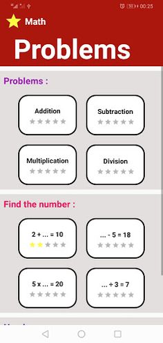 Math problems - Screenshot 1