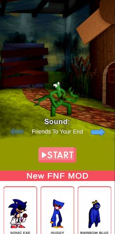 FNF Rainbow Green Mod Test - Screenshot 1