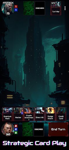 Cybercards - Rogue Deck RPG - Screenshot 2