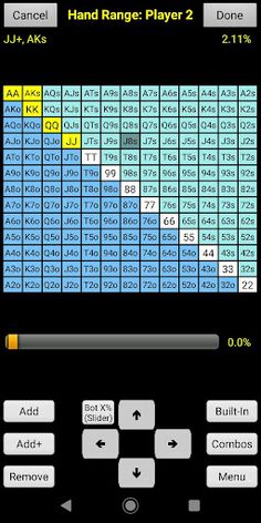 PokerCruncher - Advanced Odds - Screenshot 2