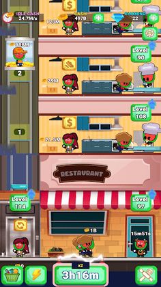 Strange Fruits Idle Restaurant - Screenshot 3