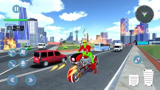 Rope Hero Crime Bike Simulator - Screenshot 2