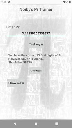 Noiby's Pi Trainer - Screenshot 4