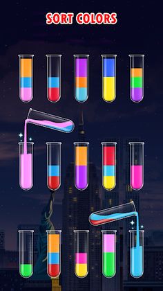 Color Sort - Water Puzzle - Screenshot 1