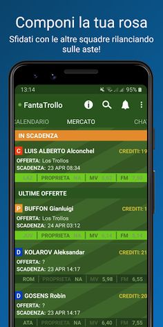 FantaTrollo - Gestione Leghe F - Screenshot 4
