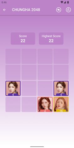 CHUNGHA 2048 Game - Screenshot 3