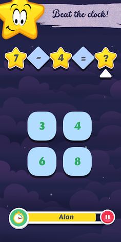 Cloud9: Fun math game for kids - Screenshot 2
