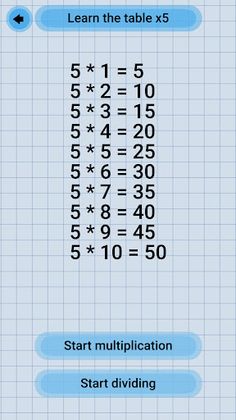 Multiplication Table Math Game - Screenshot 3