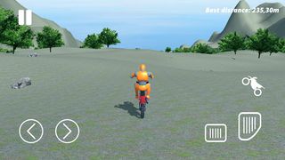 Motorcycle Ragdoll Fall - Screenshot 2