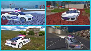Audi r8 Police Car Game 2022 - Screenshot 1