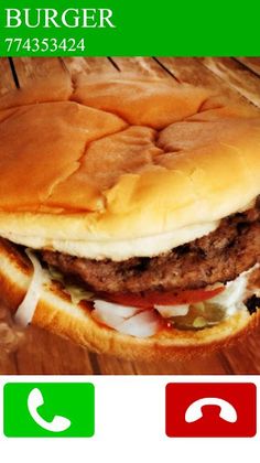 fake call burger game - Screenshot 3