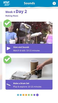 PEEP Family Science: Sounds - Screenshot 1