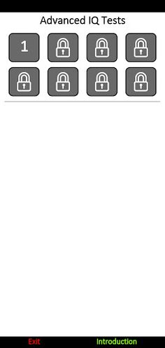 Advanced IQ Tests - Screenshot 1