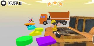 Obby Parkour Construction Car - Screenshot 1