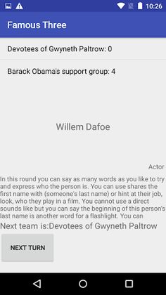 Famous Three - Screenshot 2