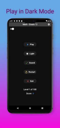 12th Grade Math Challenge - Screenshot 1