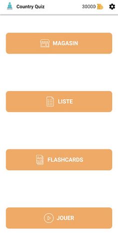 Country Quiz Les drapeaux et p - Screenshot 1