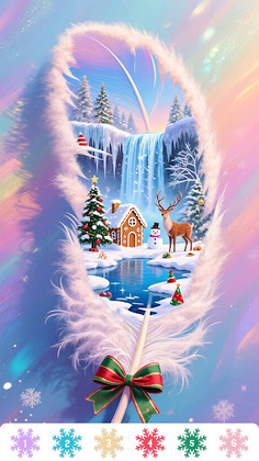 Winter Wonderland Color Page - Screenshot 2