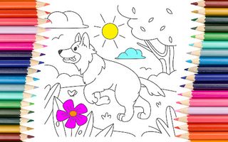 Colour & paint colouring games - Screenshot 2