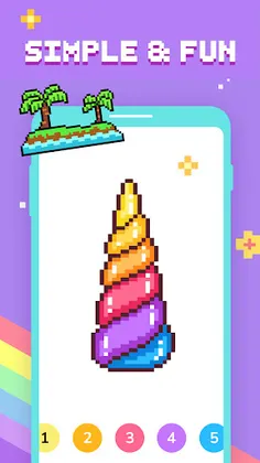 Paint by Number - Pixel Art - Screenshot 2