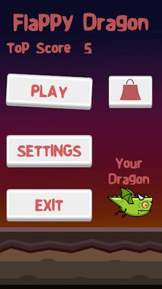 Flappy Dragon: Fly Again! - Screenshot 1