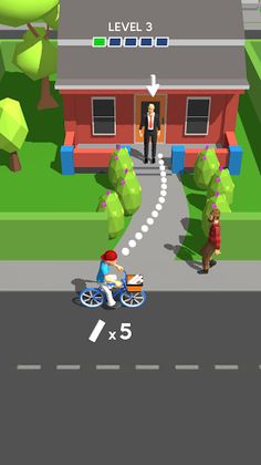 Paper Boy 3D - Screenshot 2