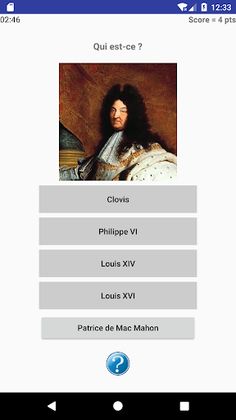 Quizz rois de France et présid - Screenshot 1