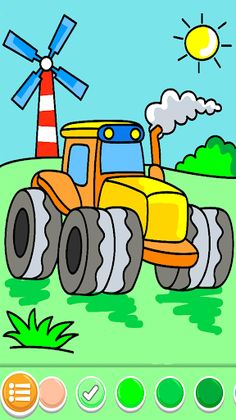 Cars Coloring Book Kids Game - Screenshot 2
