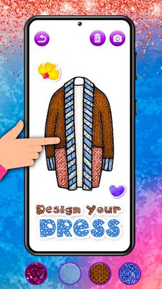 Dress Coloring Pages: Art Game - Screenshot 3