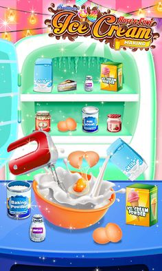Ice Cream Maker Frozen Food - Screenshot 1
