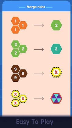Merge Number X – Hexa Block Pu - Screenshot 3