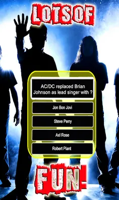 Rock Music Fans Trivia - Screenshot 4